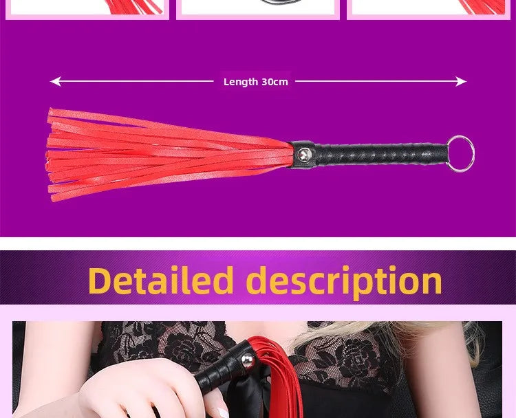 BDSM adult whip, sex slapping, male and female sm tuning whip, adult products BDSM loose whip