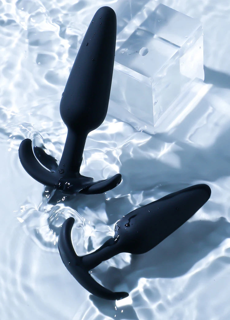 3 Different Size Anal Plug Soft Silicone Anal Butt Plug Stimulator Adult Sex Toys for Men/Women Prostate Massager Anal Trainer