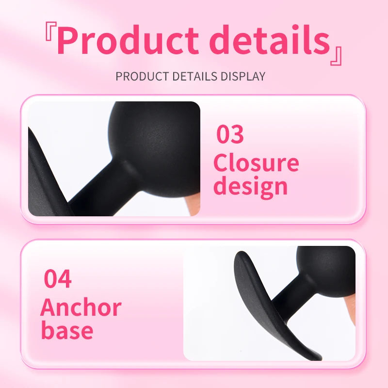 Silicone Anal Plug Soft Butt Plug Sex Toys for Women Male Erotic Massager Stimulator Dildo Vibrator Anal Toys Adult Product Plug