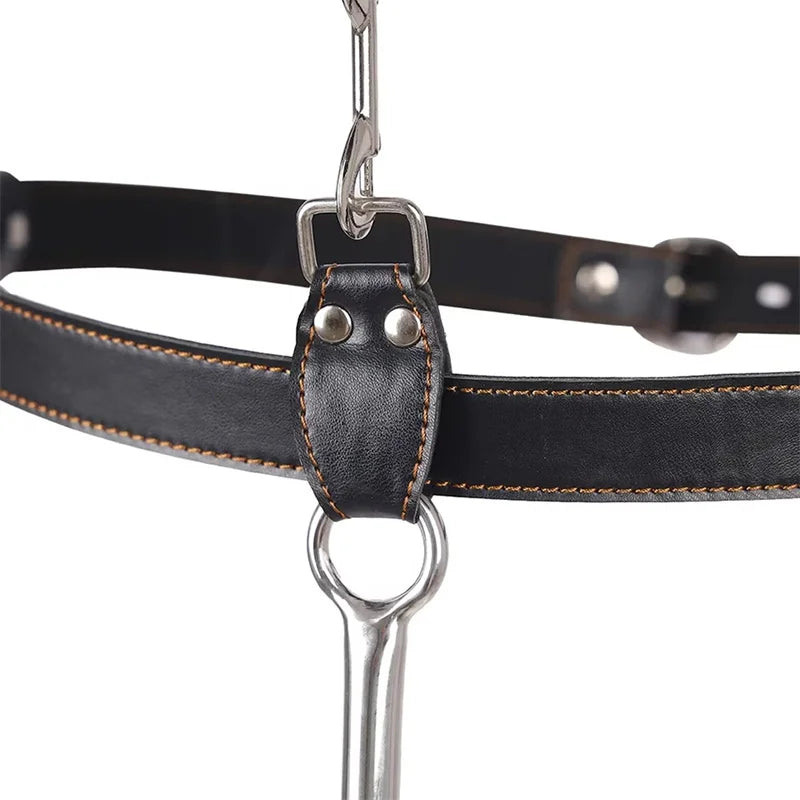 Bondage Gear Adult Sex Toy Set Anal Hook Mouth Gas Harness BDSM Handcuffs Mouth Plug Adjustable Collar Slave Bondage Sex Toys