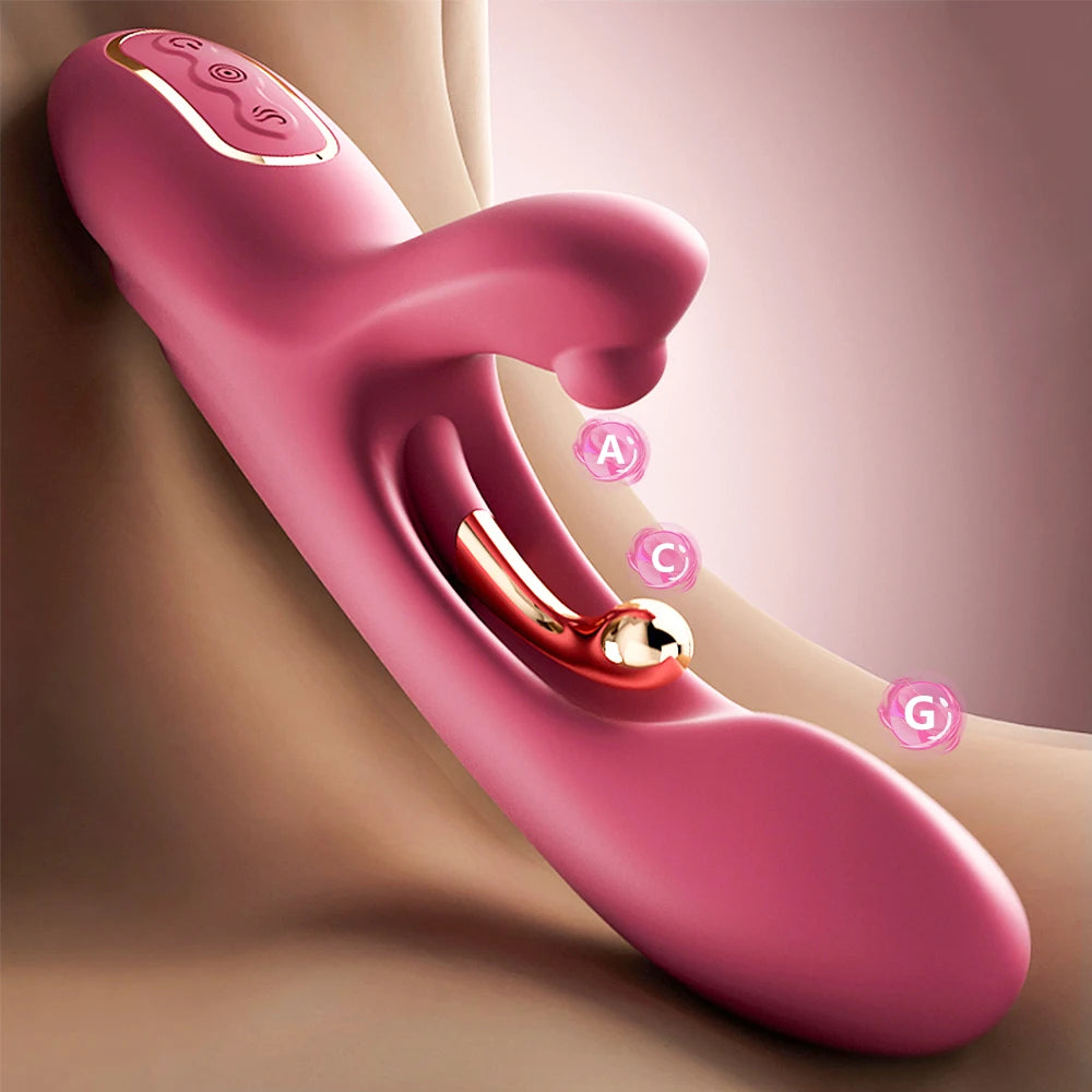 Vibrator Dildo Adult Sex Toys G-Spot Vibrator Rabbit Vibrators Female Sex Toys Adult Toys for Women Couples Sex Pleasure