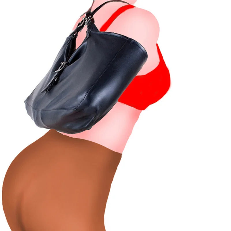 BDSM Strait Jacket / Armbinder,Leather Deluxe Arm Binder Restraint,Behind Back Bondage Gloves,Sex Toys For Couples