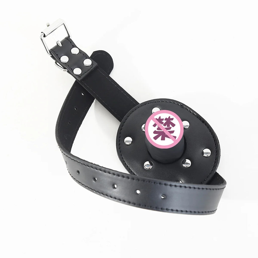 Mouth Strap Plug Mouth Gag Soft Ball Gag Head Harness Restraint Bondage Head Strap Sexy Accessories Adult Sex Toys