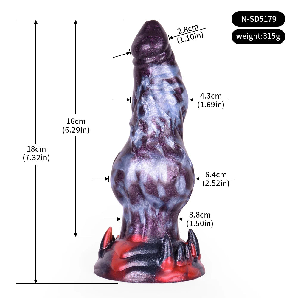 SMMQ Silicone Squirting Dildo With Dog Knot Ejaculation Penis Female Vagina Masturbation Adult Sex Toy Shop 18