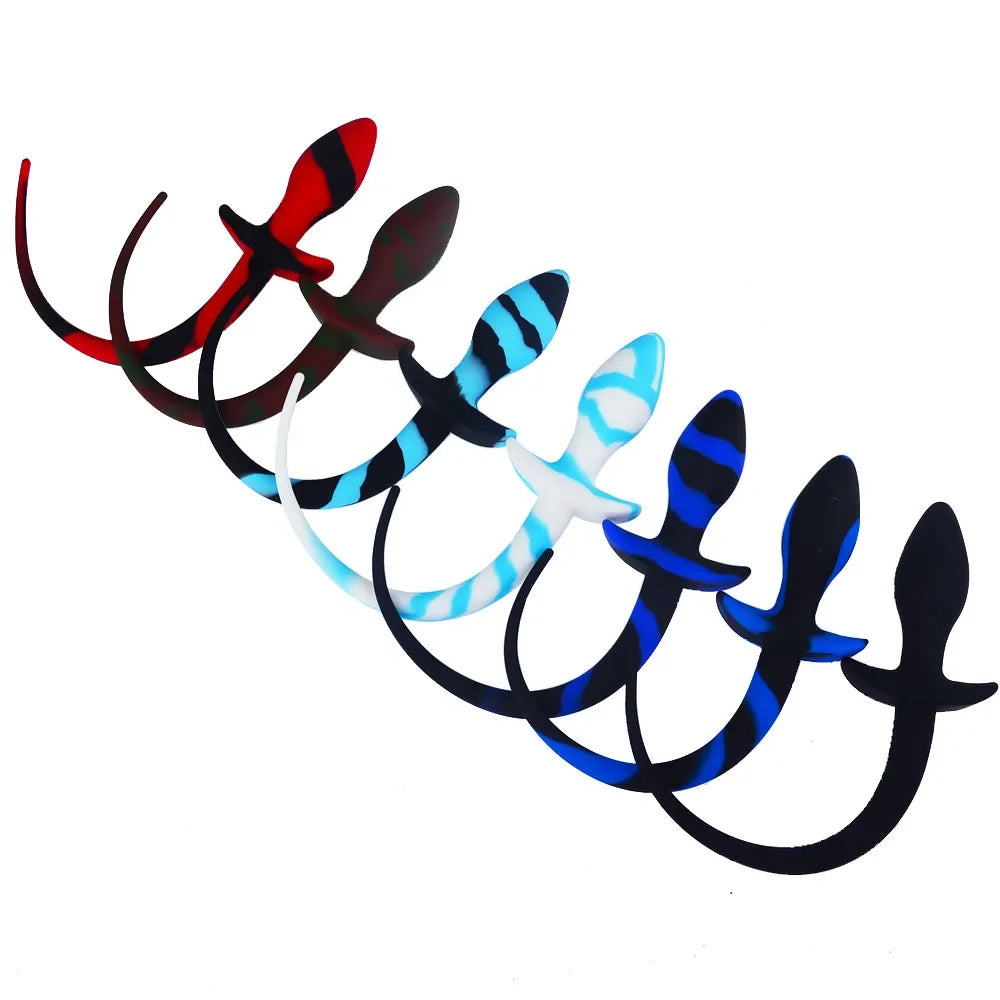New Dog Tail G-spot Stimulator Women Men Gay Sex Game BDSM Erotic Butt Plug Adult Toys Sex Shop Prostate Massager Silicone Ring
