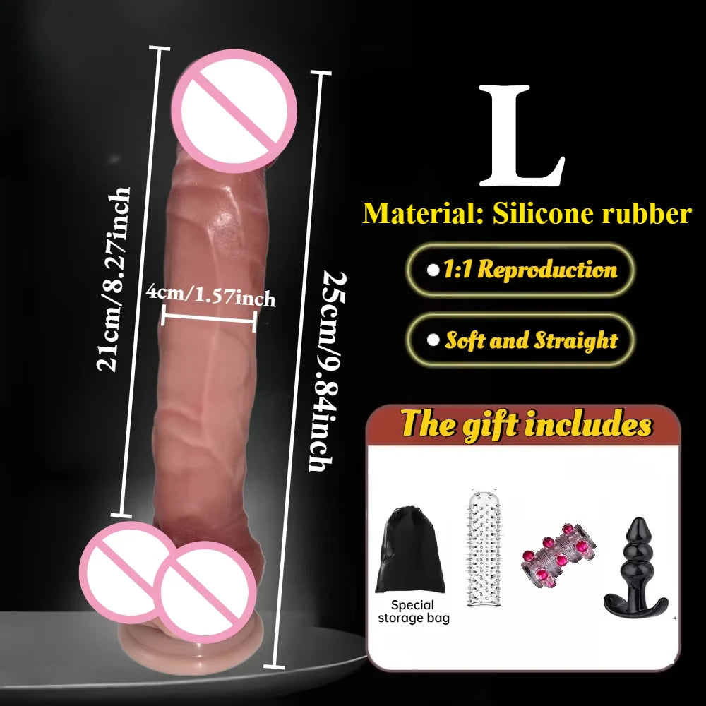 Realistic Dildo Skin Feeling Adult Sex Toys for Women Big Penis with Suction Cup Female Masturbator Anal Sex Product Anal Dildos