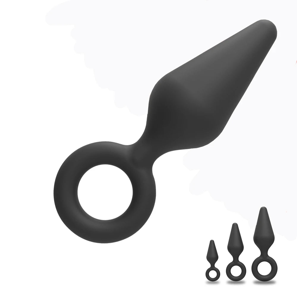 Silicone dildo anal plug, unisex, sexy plug, various sizes of adult products, men and women training massager, couple sex toys