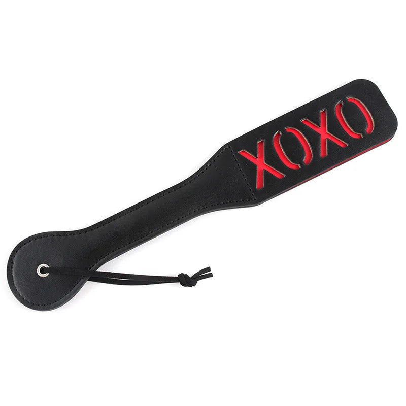 BDSM Bondage Whips with Fetish Slave Hand Shoot Spanking Paddle Double Beat Exotic Accessories for Couple Flirting Sex Toys