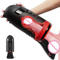 Male Masturbator Penis Training Vibrator Glans Massage Testicle Stimulator Delay Stamina Trainer Blowjob Machine Sex Toy for Men