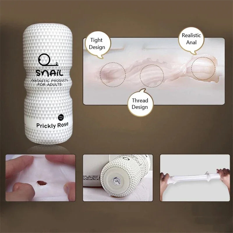Realistic Vagina Anal Male Masturbator Silicone Soft Tight Pussy Erotic Adult Toys Penis Sex Toys For Men Masturbatings