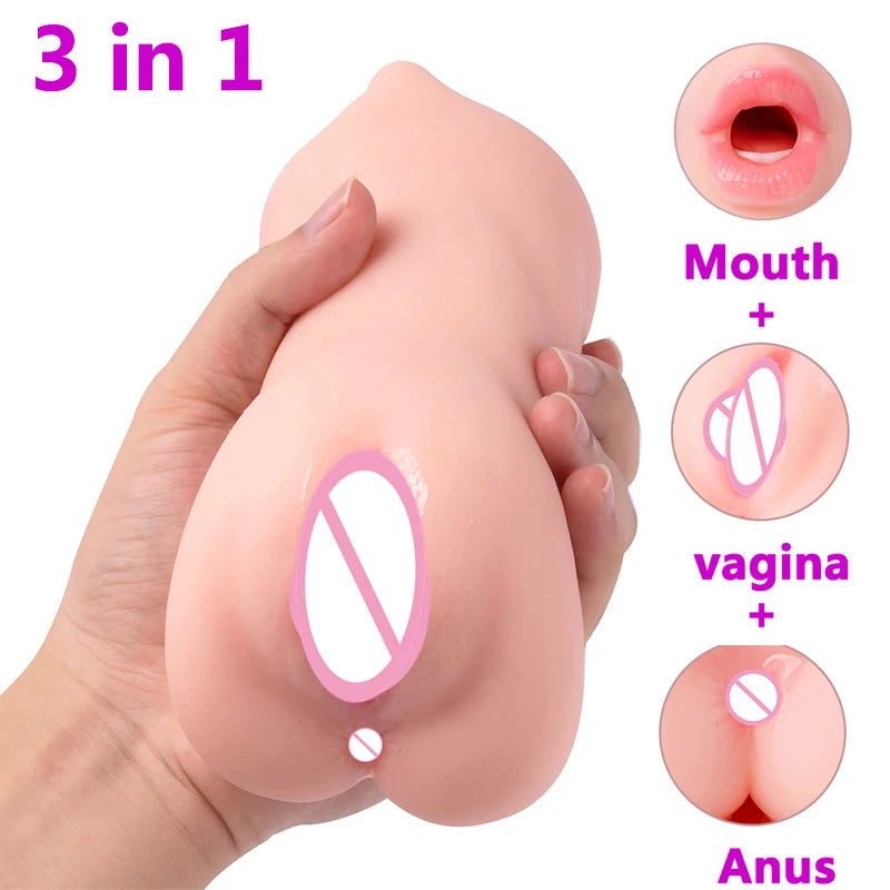 For Men Sex Toy Pornoxxx Anal Vagina Hentai Adult Pussy Sextoy Male Mustur Bator Toys Sexe Gadgets Men's Masturbation Products