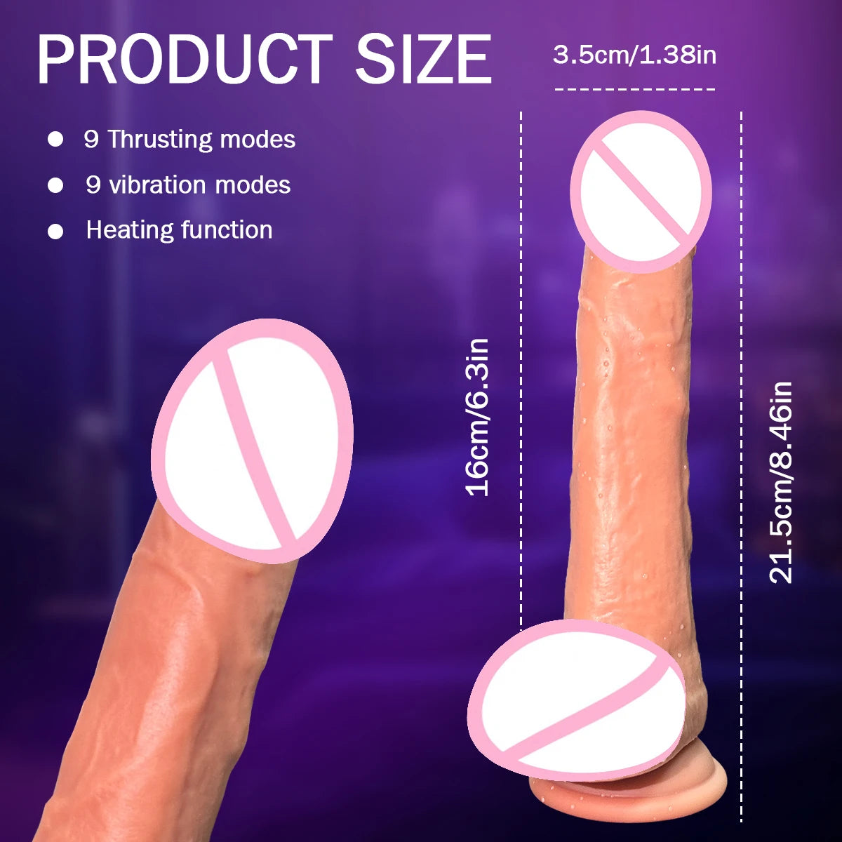 Soft Realistic Thick Huge Dildo Adults Sex Toy for Women Suction Cup Anal Plug Vaginal Masturbators Silicone Penis For Adults18+