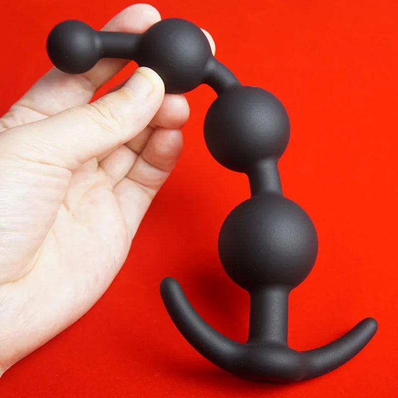 Silicone Beads Butt Plug Anal Balls,Anus Masturbator Prostate Massager,Ass Sex Toys,Analplug Buttplug Butplug,Analsex