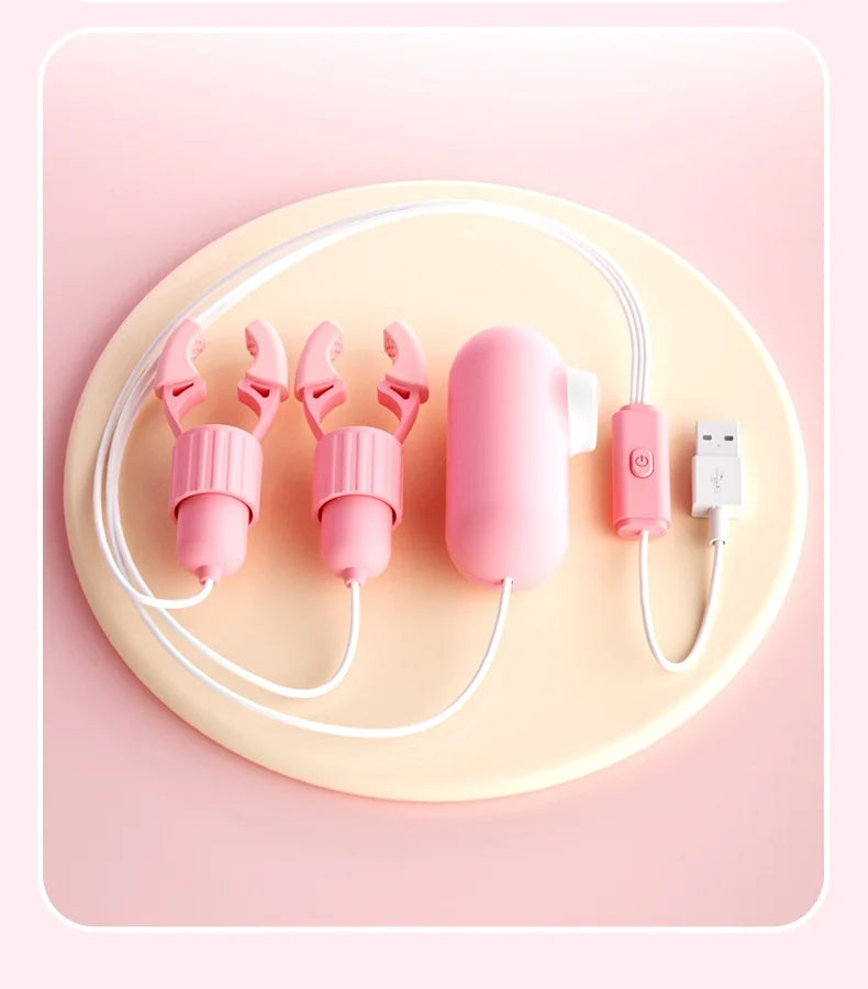 Adult Toys Milk Clip Clitoral Clamp Electric Suck Nipple High Tide Sex Toy Female Masturbation Device