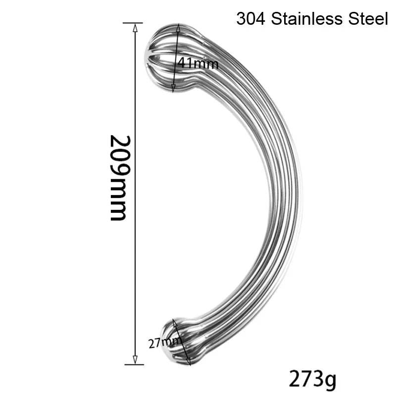 The G-spot Wand Massage Stick Pure Stainless Steel P-spot Massager Prostate Sex Toys Drop shipping