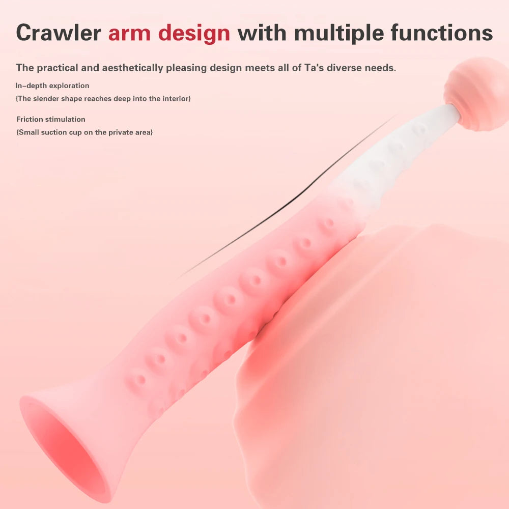 Long Anal Butt Plug Silicone Monster Dildo Penis Anus Vagina Dilator Octopus Tentacle Animal Penis Sex Toys For Women Men Tool