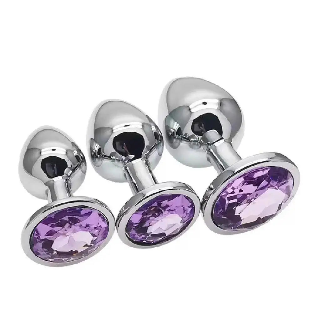Anal Plug Waterproof Stainless Steel Smooth Touch Anal Buttplug Sex Toys Sex Products Men/Women/gay Sex Toys Butt Dilator Care