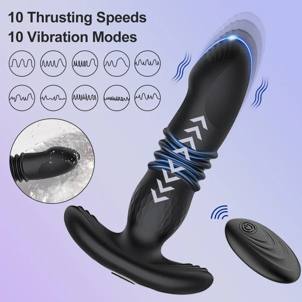Sex Tooys for Men Vibrator Butt Plug Wireless Remote Prostate Massager Ass Adult Goods Sex Toys for Mens Women Butt Plug 18+