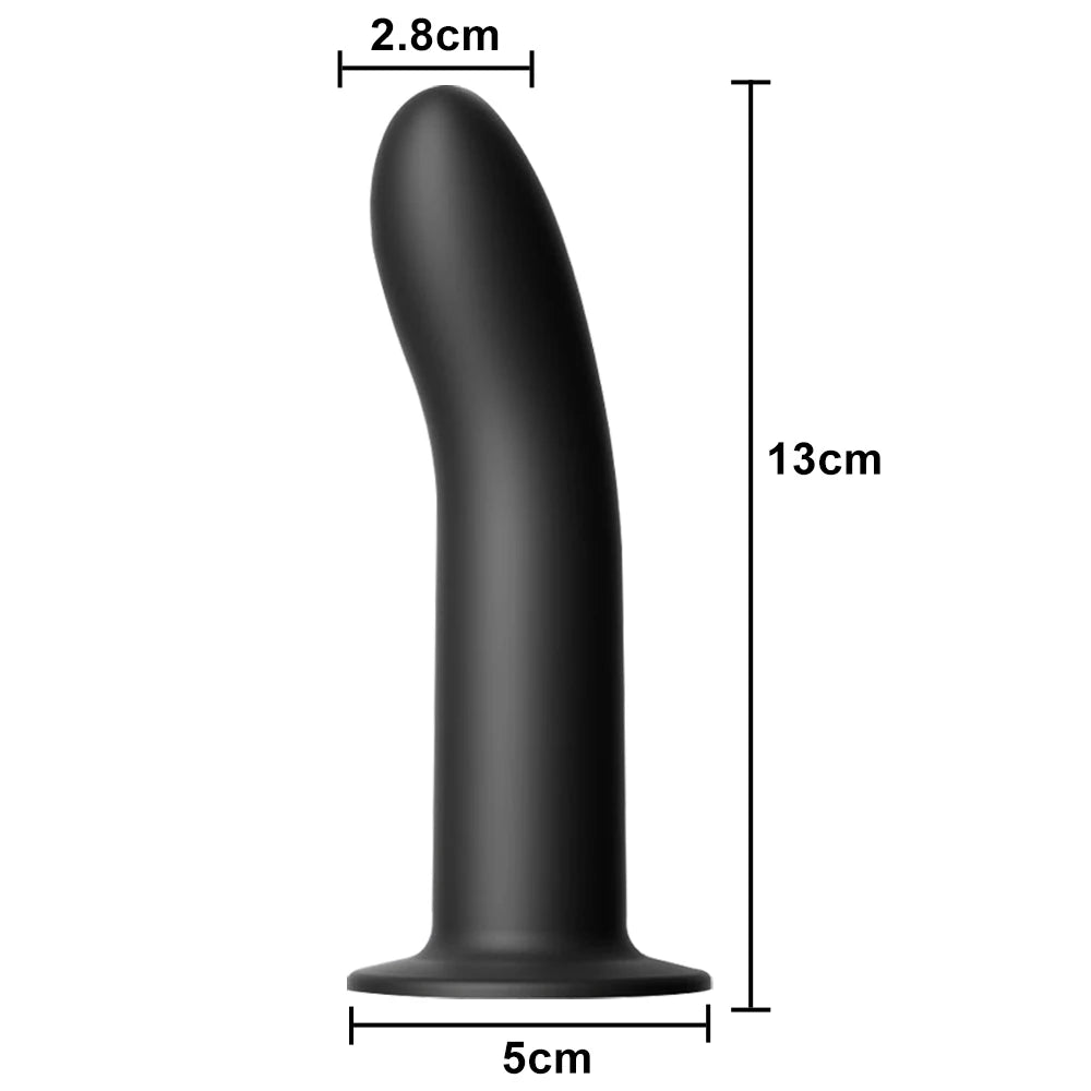 Flexible Liquid Silicone Dildo For Begginner Anal plug Prosate Massager G Spot Personal Massage Tool Suction Cup  Female Sex Toy