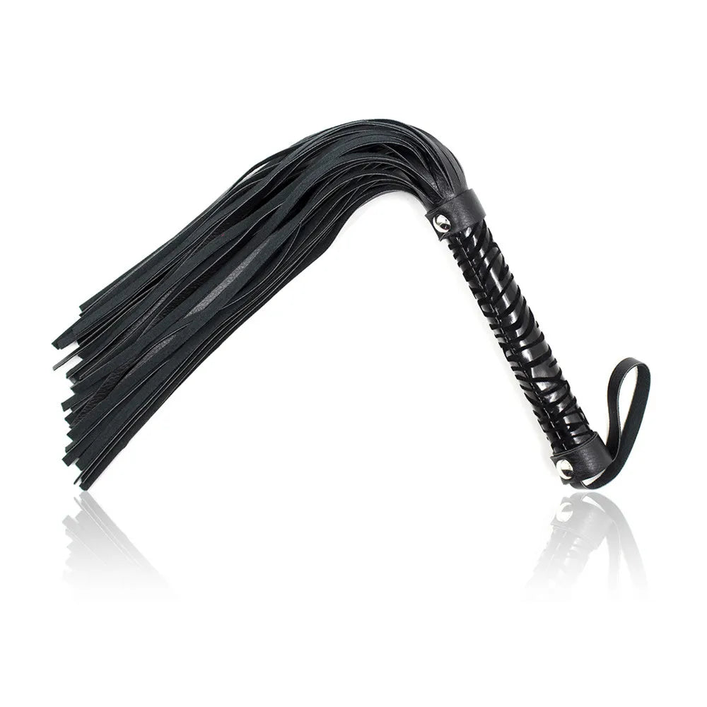 Slave Spanking Leather Cockring Flogger Braid Tails of Sex Toys Sexy Couples Flirt Games for Men Women Fetish Bdsm Bondage Whip
