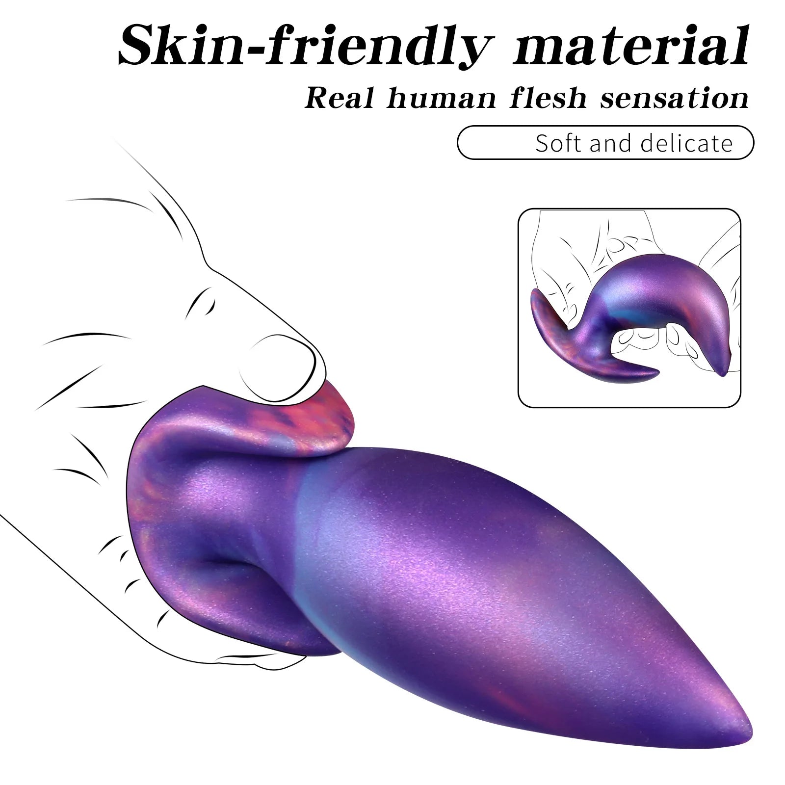 Wearable Butt Plugs Silicone Plug Tail Anal Toys Soft Anal Plug Prostate Massager Anal Training Dildo Sex Shop for Women Men