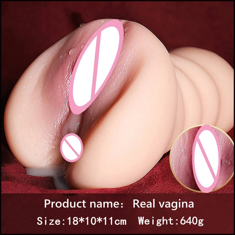 Sexi toy for Men Realistic Adult Product Male Masturbators Cup Artificial Vagina 3D Pocket Pussy Real Vagina Sextoys Silicone