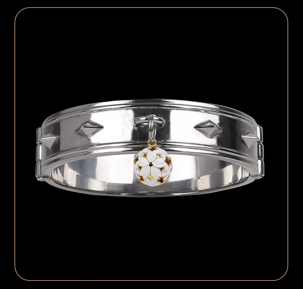 SHAZ Thick Heavy Collar Neck Sleeve Lockable Slave Dog Hentai Stainless Choker BDSM Accessories Adult Game Sex Toy Men Women 18+