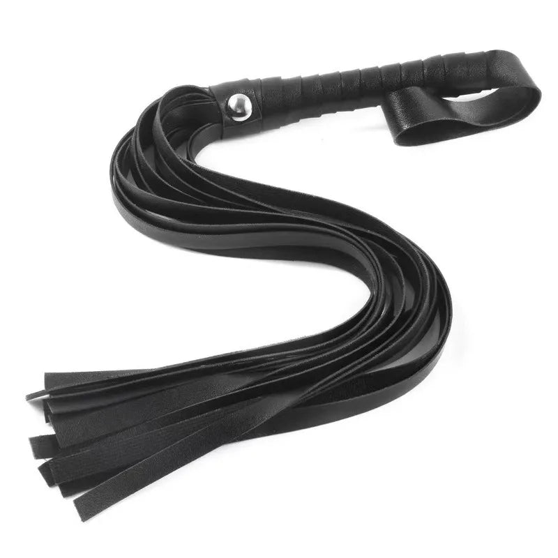 Restraint Flogger Adult Whip BDSM Sex Play Paddle with Tassels Role Play Slaves Punishment Spanking Whip for Couples Gay Flirt