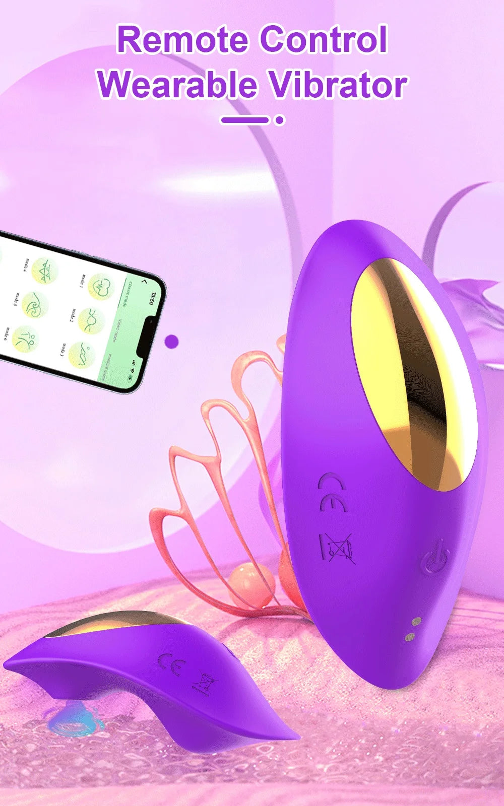 2 in 1 Sucker Vibrator Wearable Clit Sucking Vibrator Vagina Clitoris Stimulator Female Masturbator Sex Toy for Adults Couples