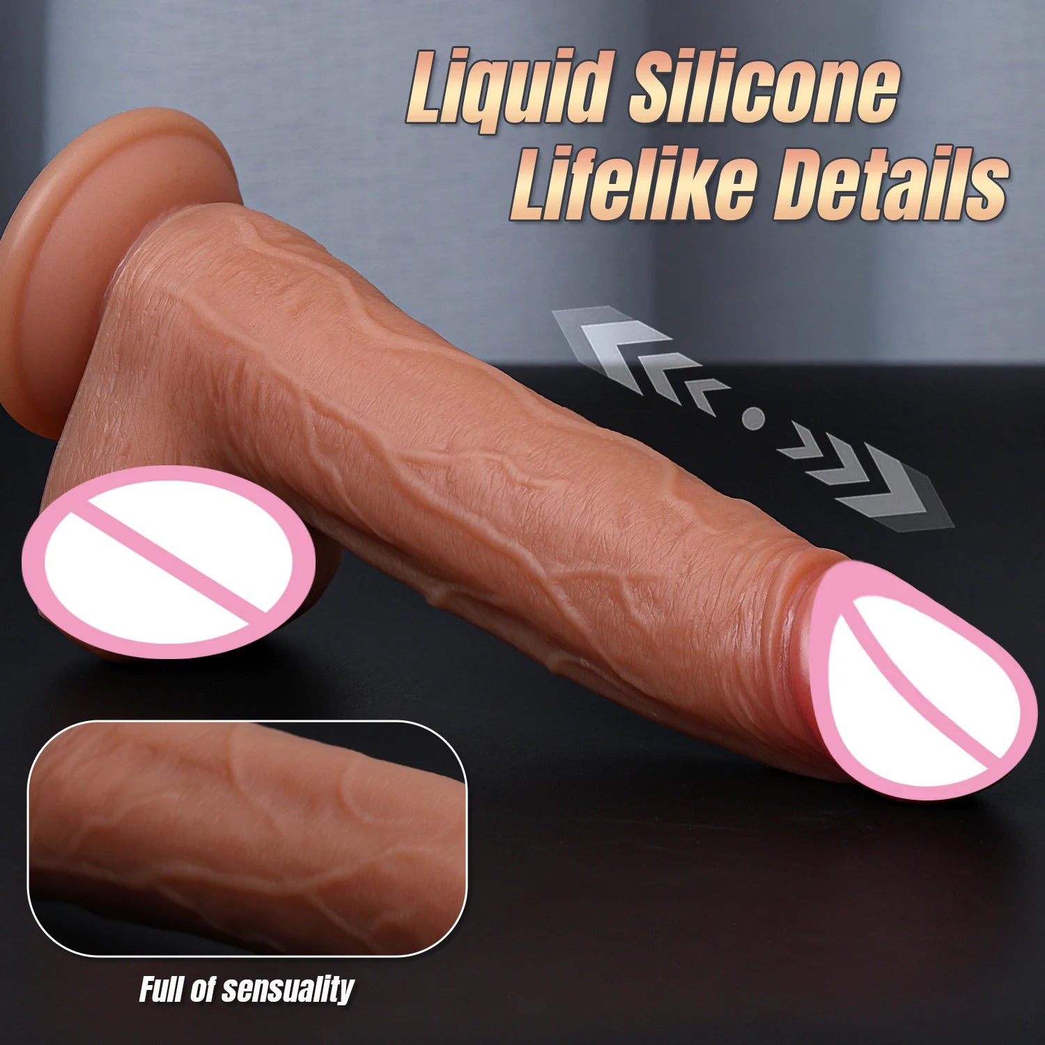 Telescopic Realistic dildo Silicone Dildos Vibrator Soft penis penetration anal with suction cup Woman sex toys Adult supplies