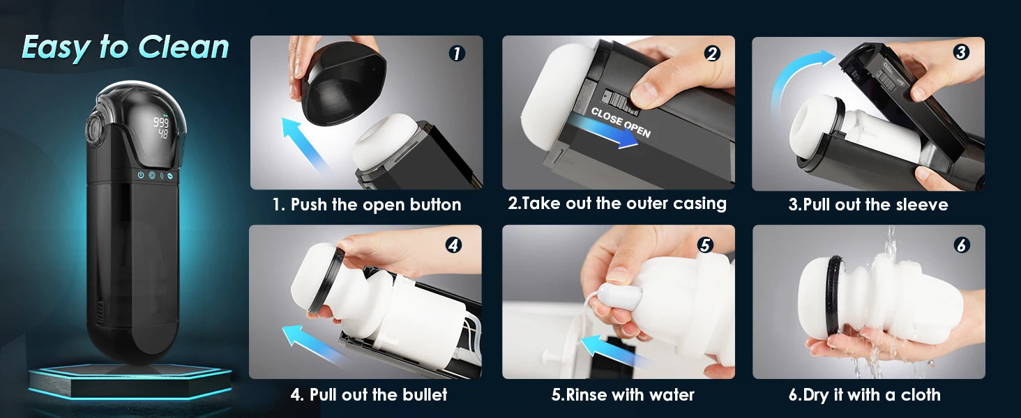 Male Masturbator Mens Sex Toys - Penis Pump Sex Toy for Men, APP Control Adult Toys Pocket Pussy 3D Male Stroker, Visual Blowjob