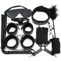 BDSM Kits Sexy Leather Plush Sex Bondage Set Handcuffs Sex Games Whip Gag Nipple Clamps Sex Toys For Couples Exotic Accessories