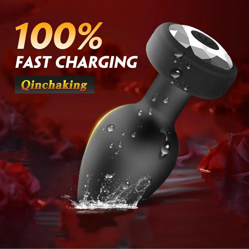 Adult Sex Toys Vibrating Anal Plugs Sex Toys Anal Massage Devices for Backyard Use Soft Rubber for Masturbation