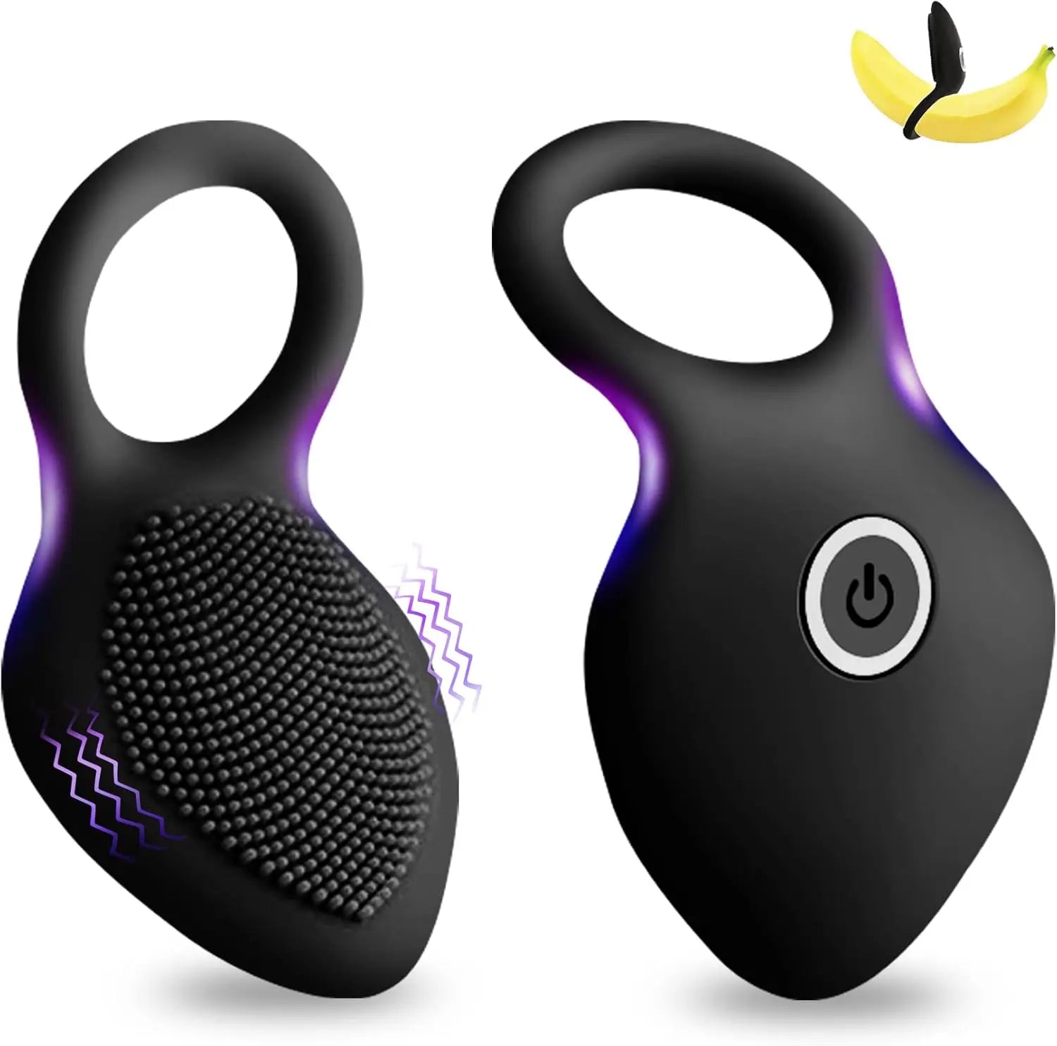 10 Intense Vibrations Cock Ring Vibrator Sex Toys for Men Vibrating Penis Ring Male Toys Cock Ring Vibrator Couples Adult Games