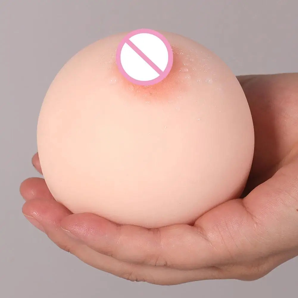 Silicone Artificial Simulated Breasts Men's Masturbation Sex Toys Realistic Soft Chest Vagina for Man Sexy Boobs Pocket Pussy