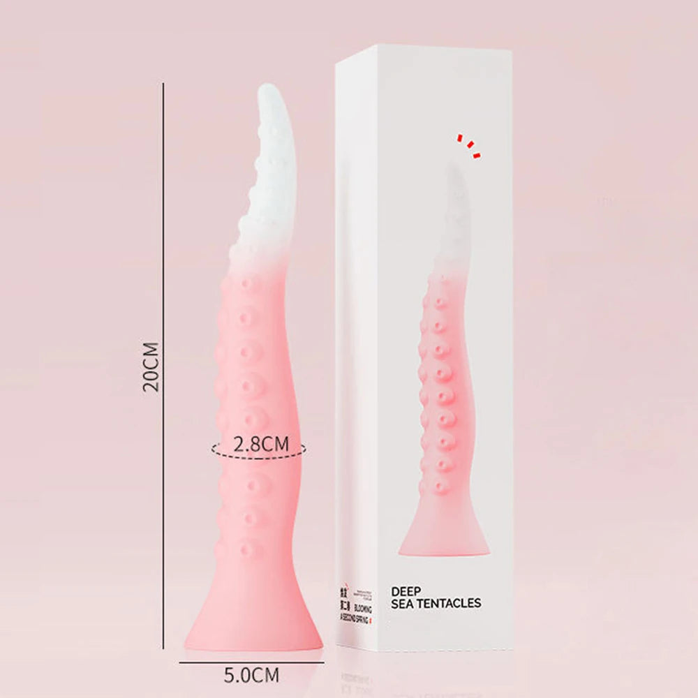 Long Anal Butt Plug Silicone Monster Dildo Penis Anus Vagina Dilator Octopus Tentacle Animal Penis Sex Toys For Women Men Tool
