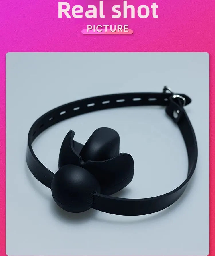 Bdsm Silicone Mouth Gag Bondage Mouth Belt Slave Ball Erotic Sex Toys for Woman Couples