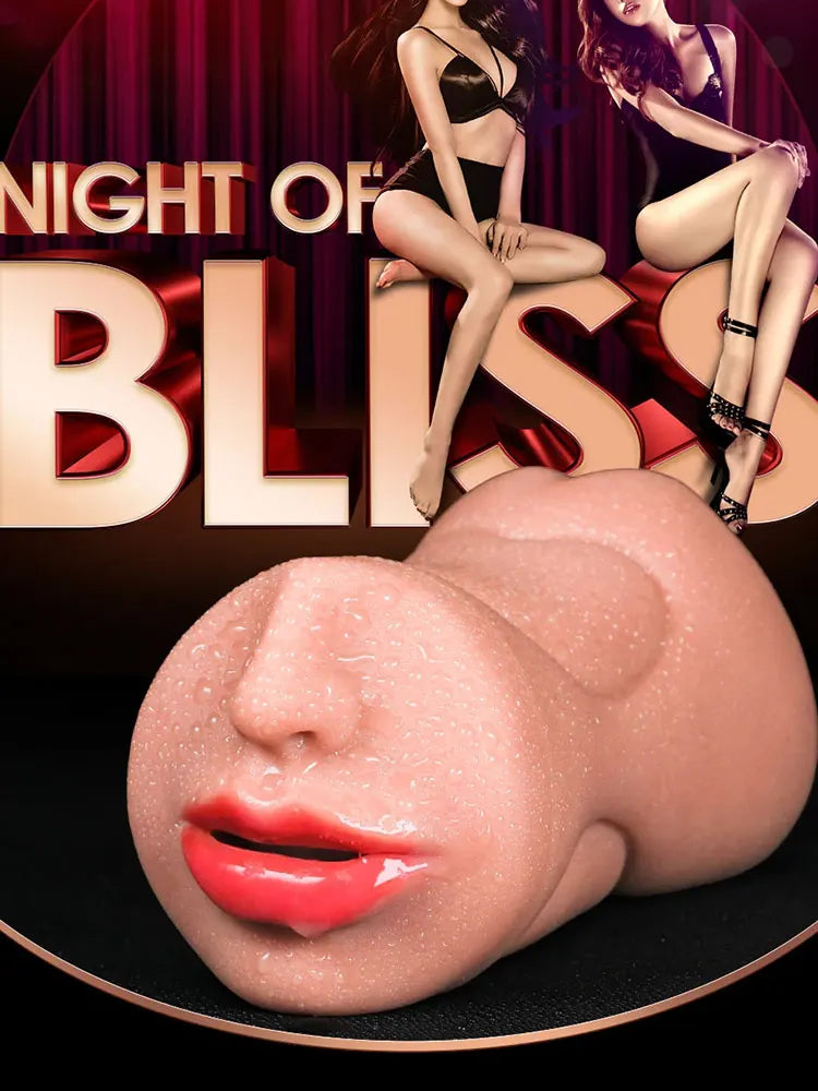 3 in 1 Male Sex Toys with Sexy Mouth Realistic Vagina and Tight Anus Ass Oral Sex Doll Stroker Adult Toys Adult Supplies for Men