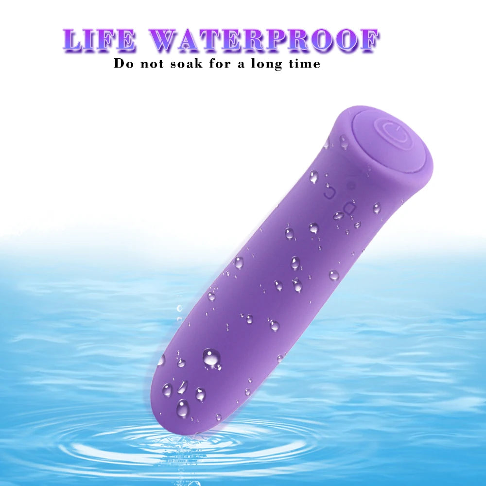 Mini Bullet Vibrator Female Clit Vagina Stimulation G Spot Masturbation Anal Vibration Massage AV Stick Dildo Sex Toys For Women