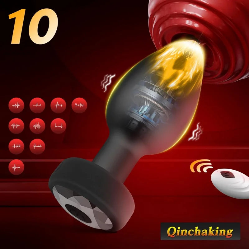 Adult Sex Toys Vibrating Anal Plugs Sex Toys Anal Massage Devices for Backyard Use Soft Rubber for Masturbation