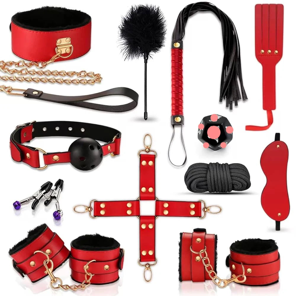 BDSM Adjustable Straps Bed Restraints Sex Bondage Kit For Couple Handcuffs Ankle Cuffs With Bondage Set SM Adult Games Sex Toys
