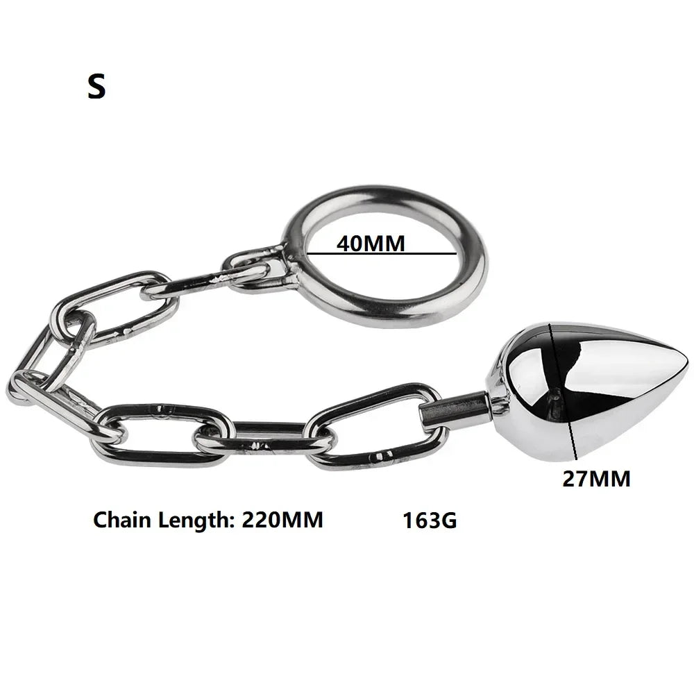 Hot Selling Anal Plug Dildo Huge Fist Strap On Sex Toys For Men/Women Masturbators Stainless Steel Toys Big Butt Plug Wearable