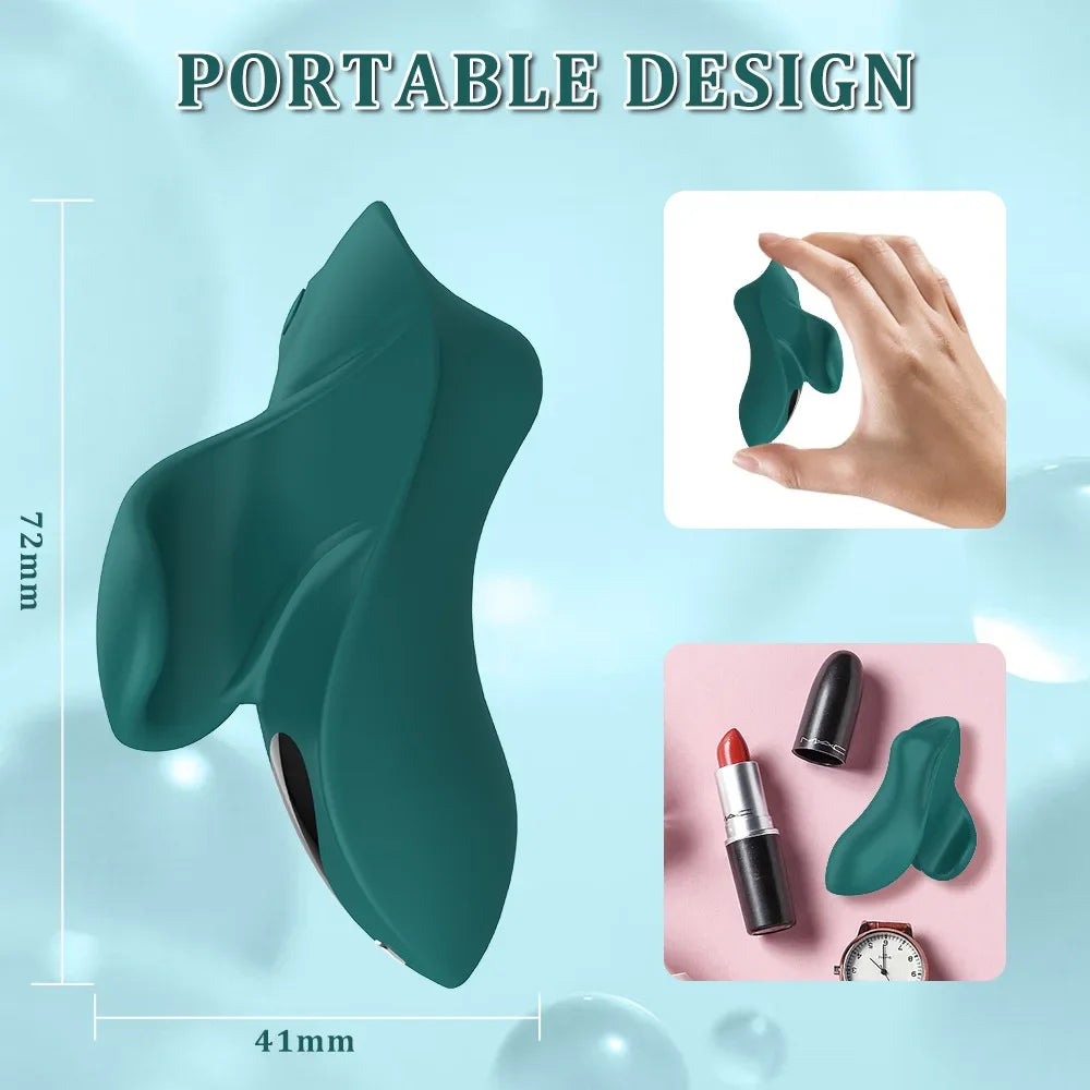 Mini Finger Vibrator Adult Sex Toys for Women 9 Vibrating Modes Bullet Nipple G Spot Clitoral Stimulator Adult Couples Pleasure