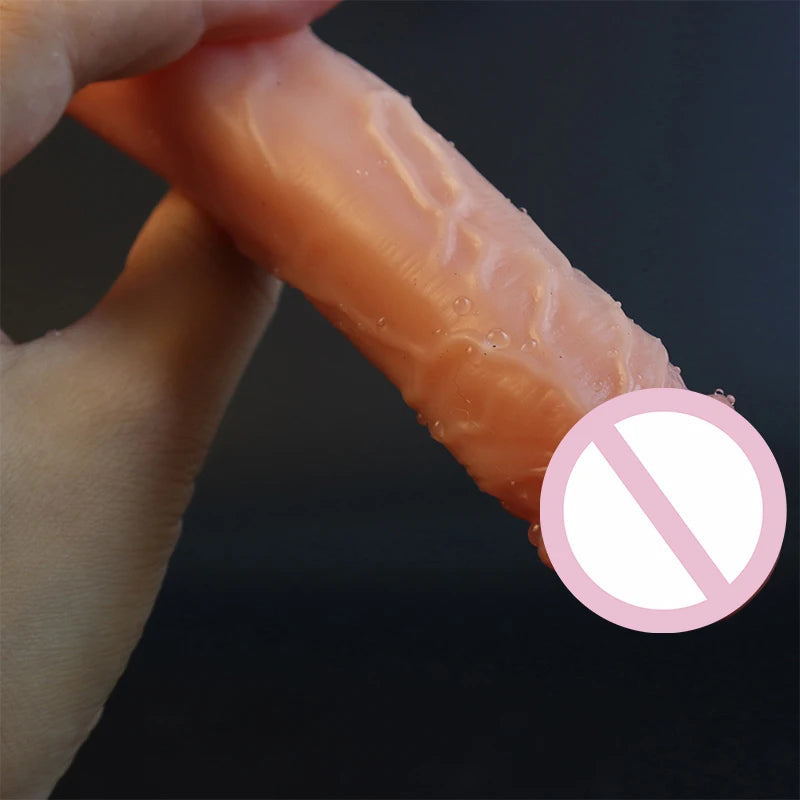 Realistic Penis Liquid Silicone Rubber Dildo  Realistic Texture Butt Plug Adult Sex Toys For Woman Men Vagina Anal Massage Tools