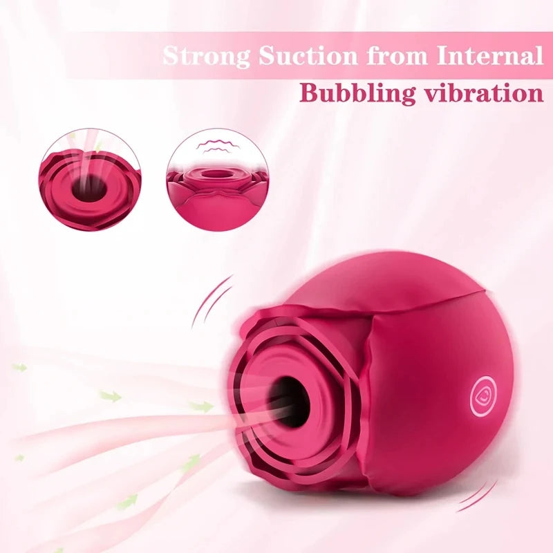 Smart Adult Sex Toys Rose Sucking Vibrator Vagina Nipple Sucker Licking Clitoris Stimulation Sex Toys For Women 18+