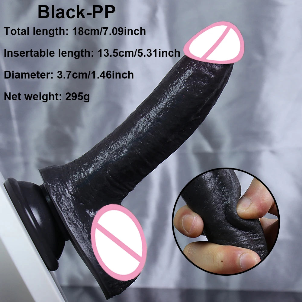 Double Layer Silicone Dildo Soft Realistic Penis Small Adults Butt Plug Suction Cup Anal Sex Toys For Woman Masturbator 18+ Shop
