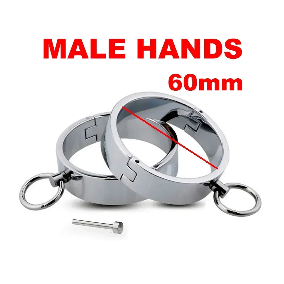 Metal Handcuffs Ankle Cuff Bondage Bracelet Restraints BDSM Footcuffs Intimate Adult Game Sex Toys for Couples Sexshop