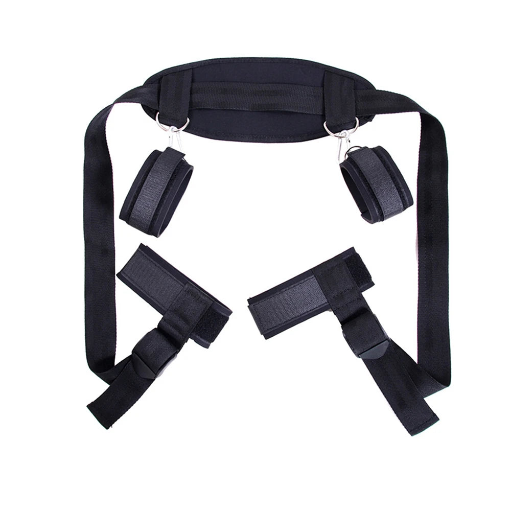 Bdsm Bondage Set BDSM Kits Restraint Erotica Binding Sex Forced Split Leg Straps Neck Wrist SM Sex Toys for Adults Woman Couples