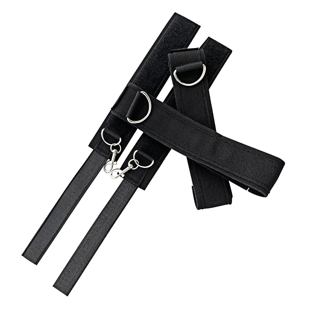 BDSM Adult SM Sex Restraint Handcuffs Slave Tools Bdsm Sexy Wrist To Ankle Cuffs Open Leg Hand Toys Bondage For Couples 18+