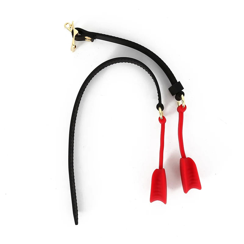 Open Mouth Gag Silicone Harness Ball Bite Gag Fetish Mouth Shackles Bondage Restraint Slave Sex Toys For Couple Adult Toys